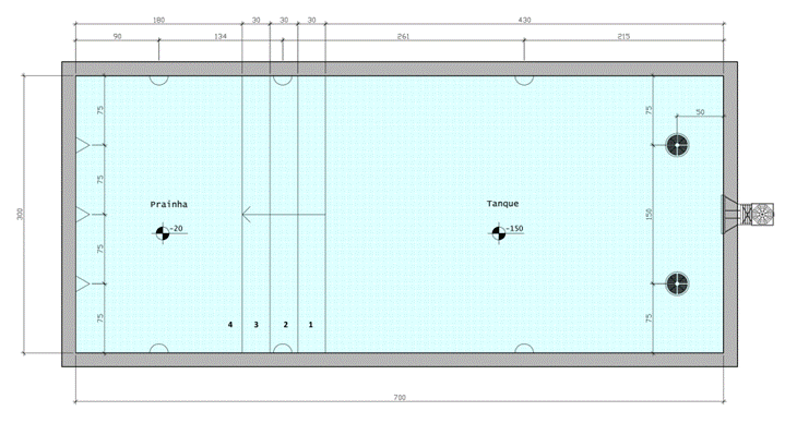 projeto piscina de concreto